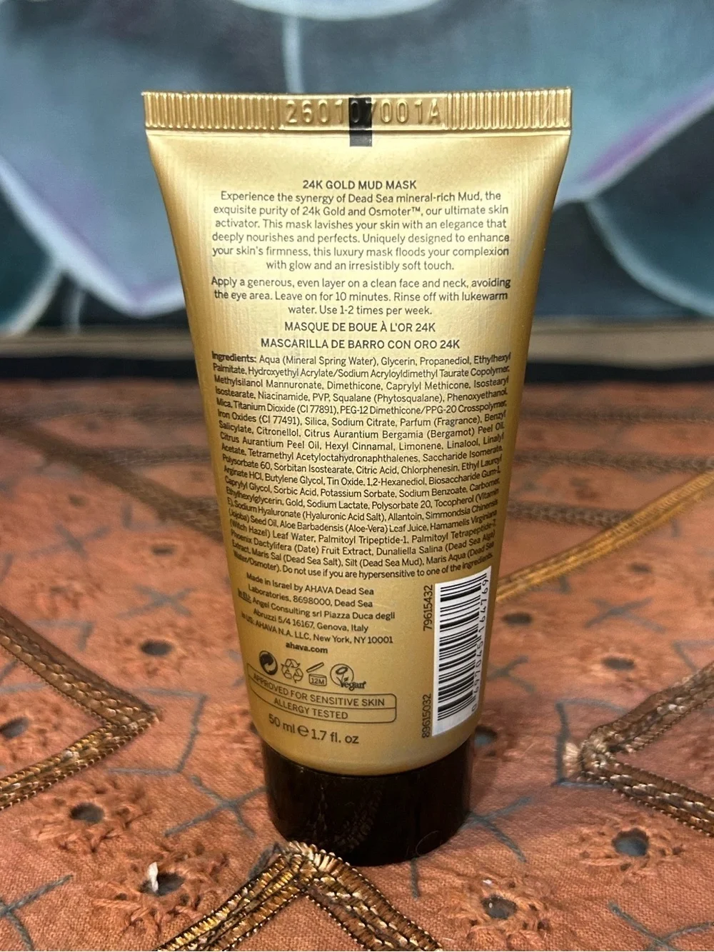 AHAVA 24K Gold Mud Mask 1.7oz